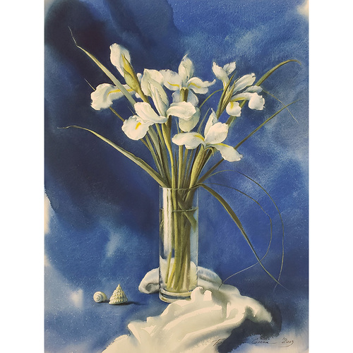 《White Irises 白鸢尾花》